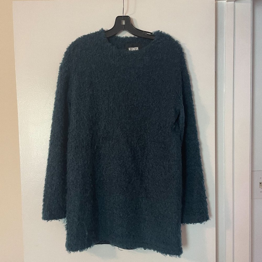 Reformation Long Sleeve Sweater Dress